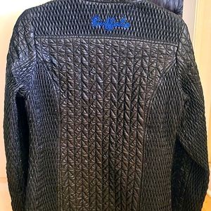 NFL Pro Line Buffalo Bills Quilted Zip Black Puffy Jacket Womens Small
